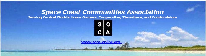 Space Coast Communities Association Serving Central Florida Home Owners, Cooperative, Timeshare, and Condominium
